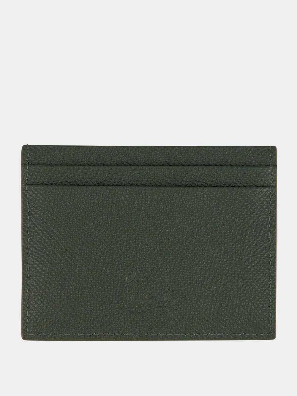 Groovy Calf Leather Green Card Holder