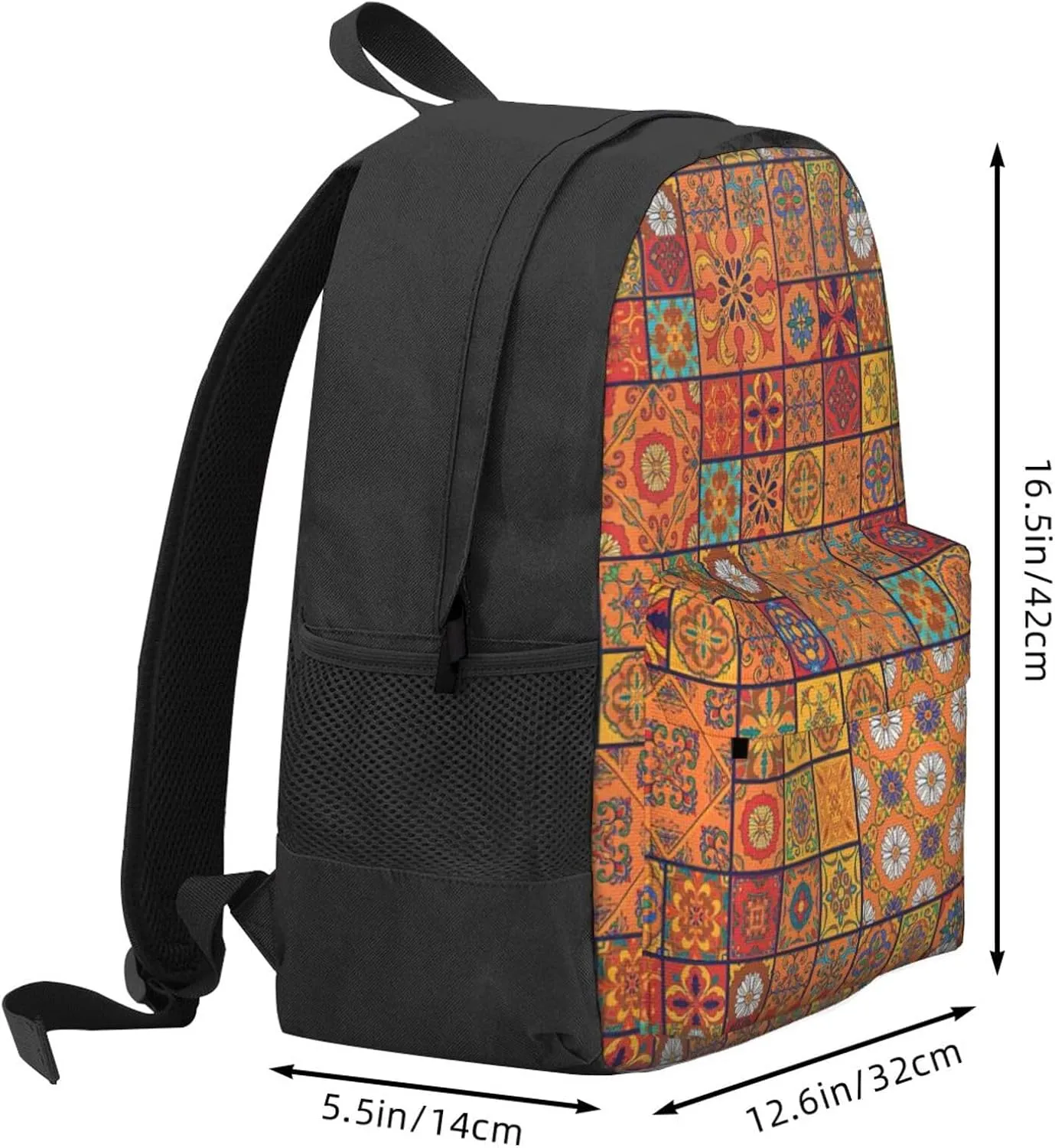 Group Of Moroccan Geometric Print Storage Bag, Shoulder Bag, Leisure Bag, Large Capacity Leisure Travel Shoulder Bag