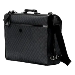 Gucci Supreme Interlocking GG Supreme Black Garment Bag Holdall