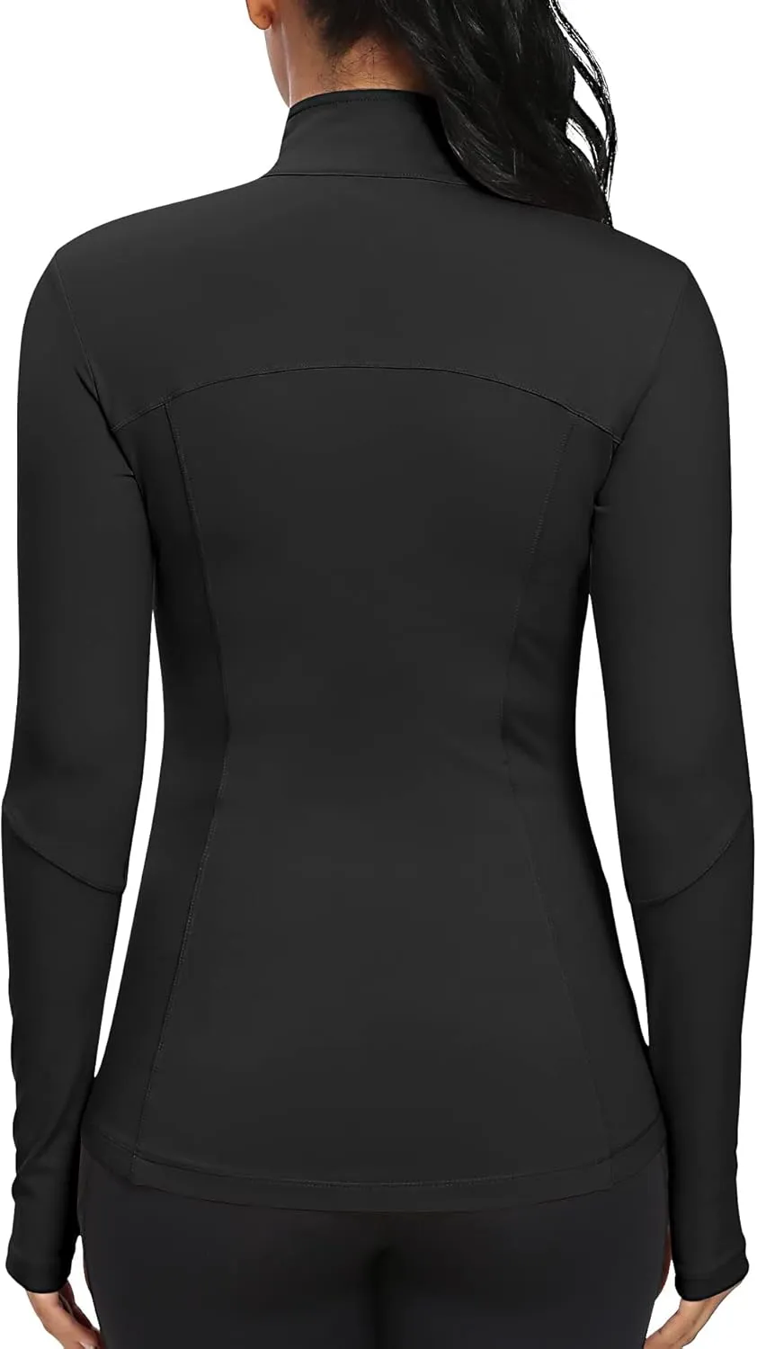 GYM RAINBOW Workout Jackets for Women, Full Zip Slim Fit Lightweight Athletic Running Sports Track Jacket with Pockets