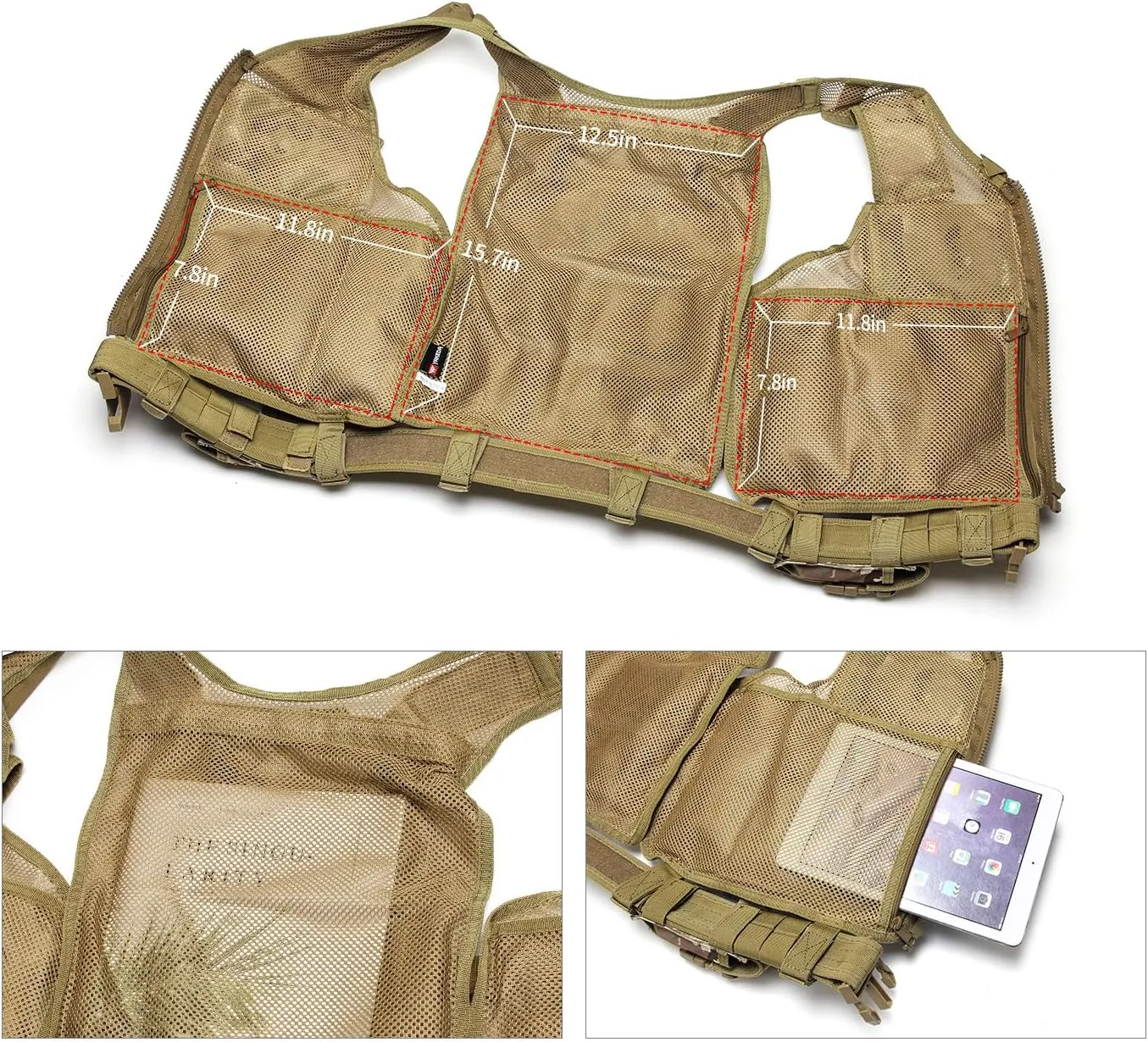 GZ XINXING S - 4XL Law Enforcement Tactical Airsoft Paintball Vest
