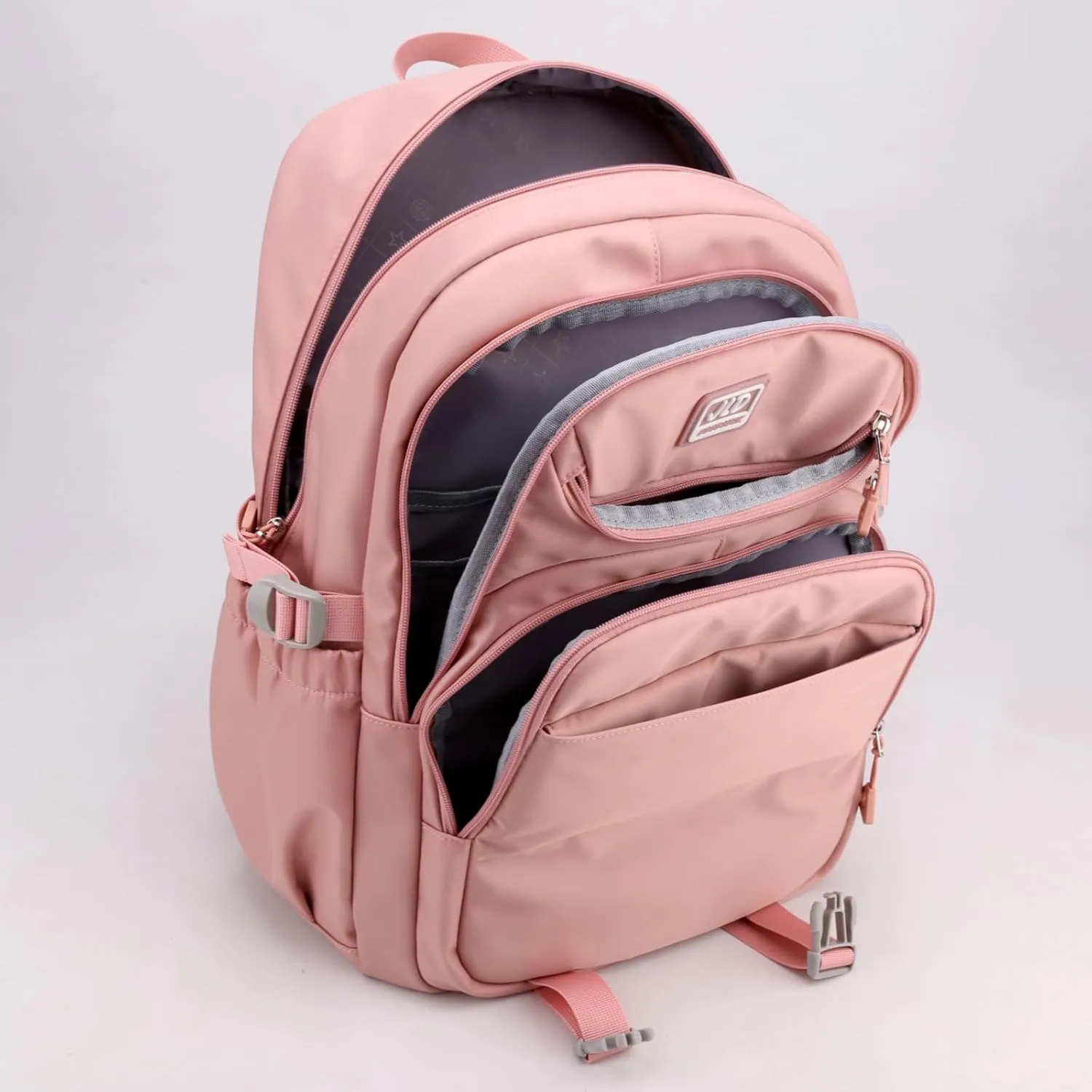 H HIKKER-LINK Laptop Backpack Stylish Casual Backpack Shoulder Bag Daypack Rucksack Pink