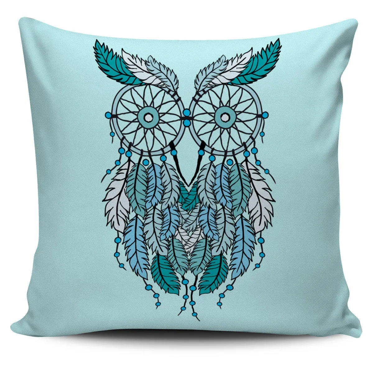 HAMSA HAND BLACK PILLOW COVERS