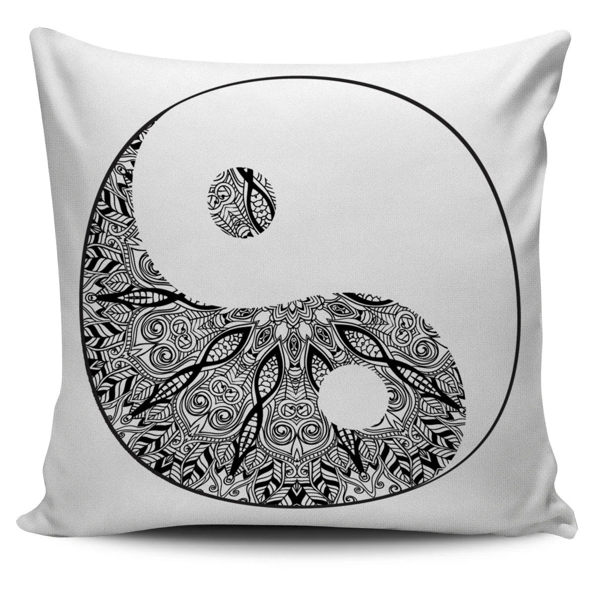HAMSA HAND BLACK PILLOW COVERS