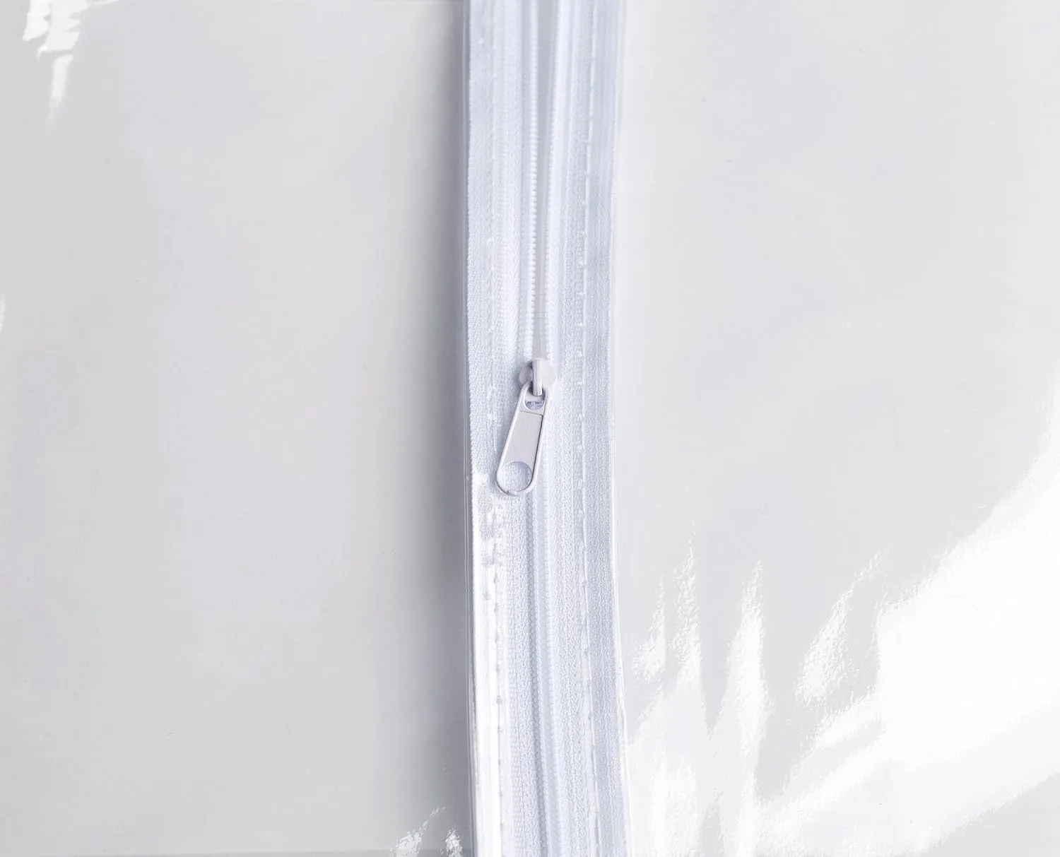 Handy Laundry Clear Vinyl Garment Bag - Protect Your Clothing While Traveling & Dust Free While Hanging in Your Closet. Ideal for Coats, Suits, Dresses or Gowns - Set of 2 (24 X 42 Inches)