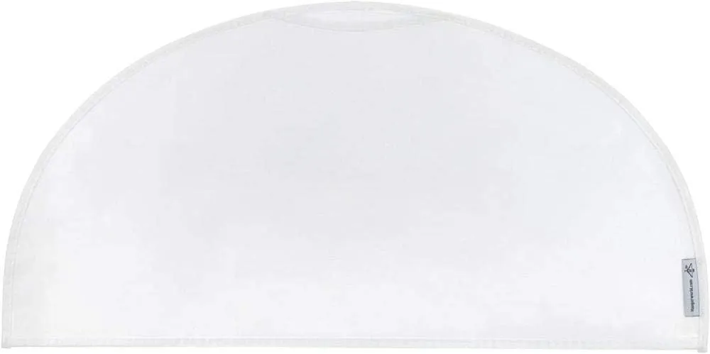 HANGERWORLD Breathable Shoulder Covers Clothes Dust Protectors for Closet Storage (10 Pack, White)