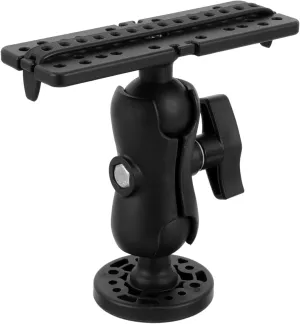 Happyyami Fishing Boat Fish Finder Holder Kayak Navigation Holder Adjustable Angle Quick Install Sturdy for Canoeing