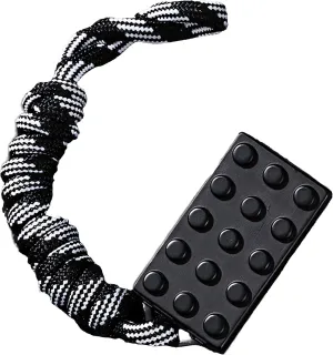 Haptic Fidget Slider Toy for Adults - EDC Metal Push Pull Fidget Blocks for Stress Anxiety Relief - Zinc Alloy (Black)