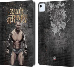 Head Case Designs Officially Licensed WWE LED Image Randy Orton Leather Book Wallet Case Cover Compatible with Apple iPad Air 2020/2022