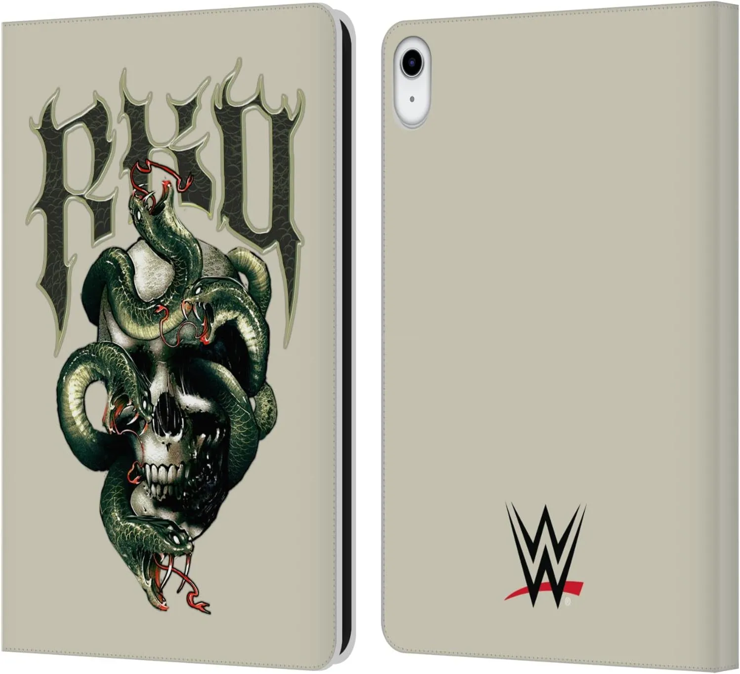 Head Case Designs Officially Licensed WWE Skull Vipers Randy Orton Leather Book Wallet Case Cover Compatible with Apple iPad 10.9 (2022)