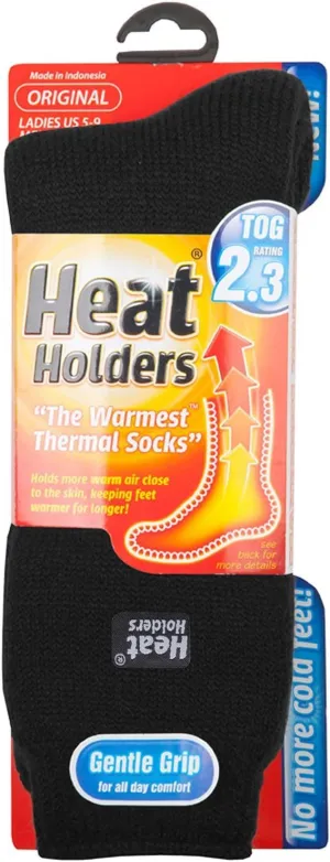 HEAT HOLDERS - 3 pack womens thick thermal socks 5-9 US