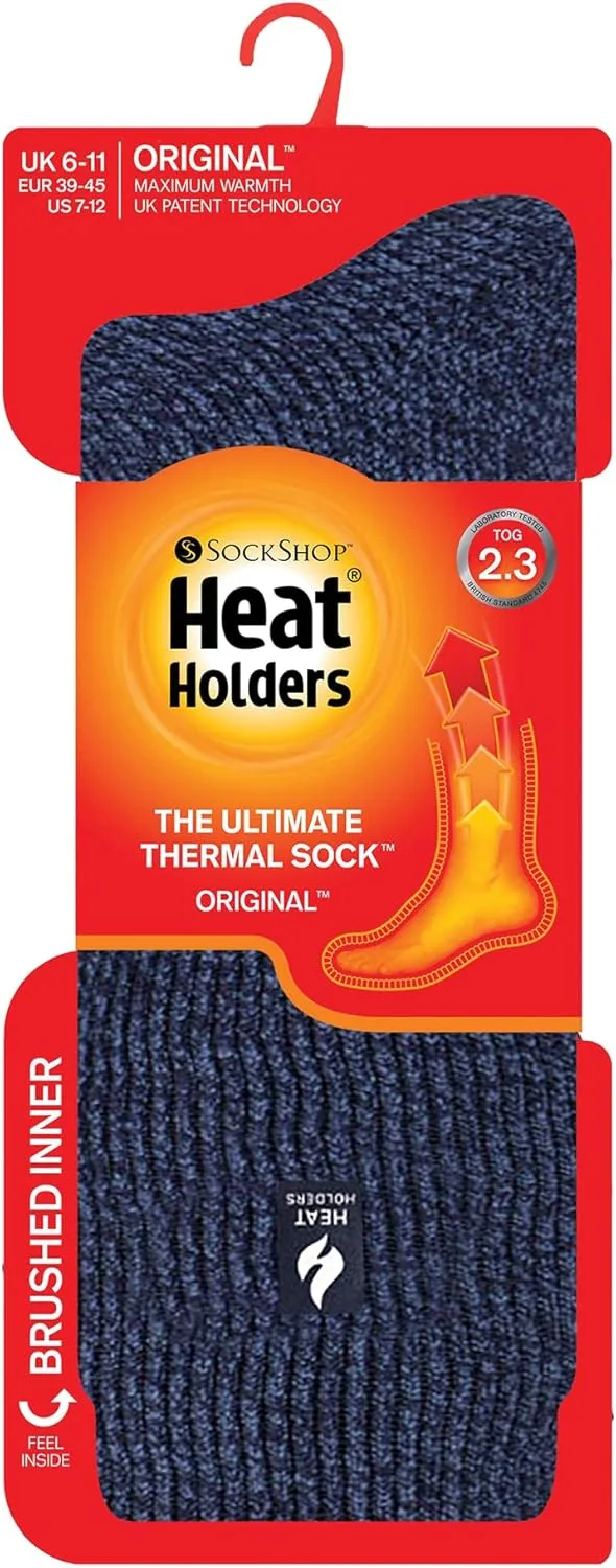 HEAT HOLDERS - Mens and Women's winter Thermal Socks in 35 Colours