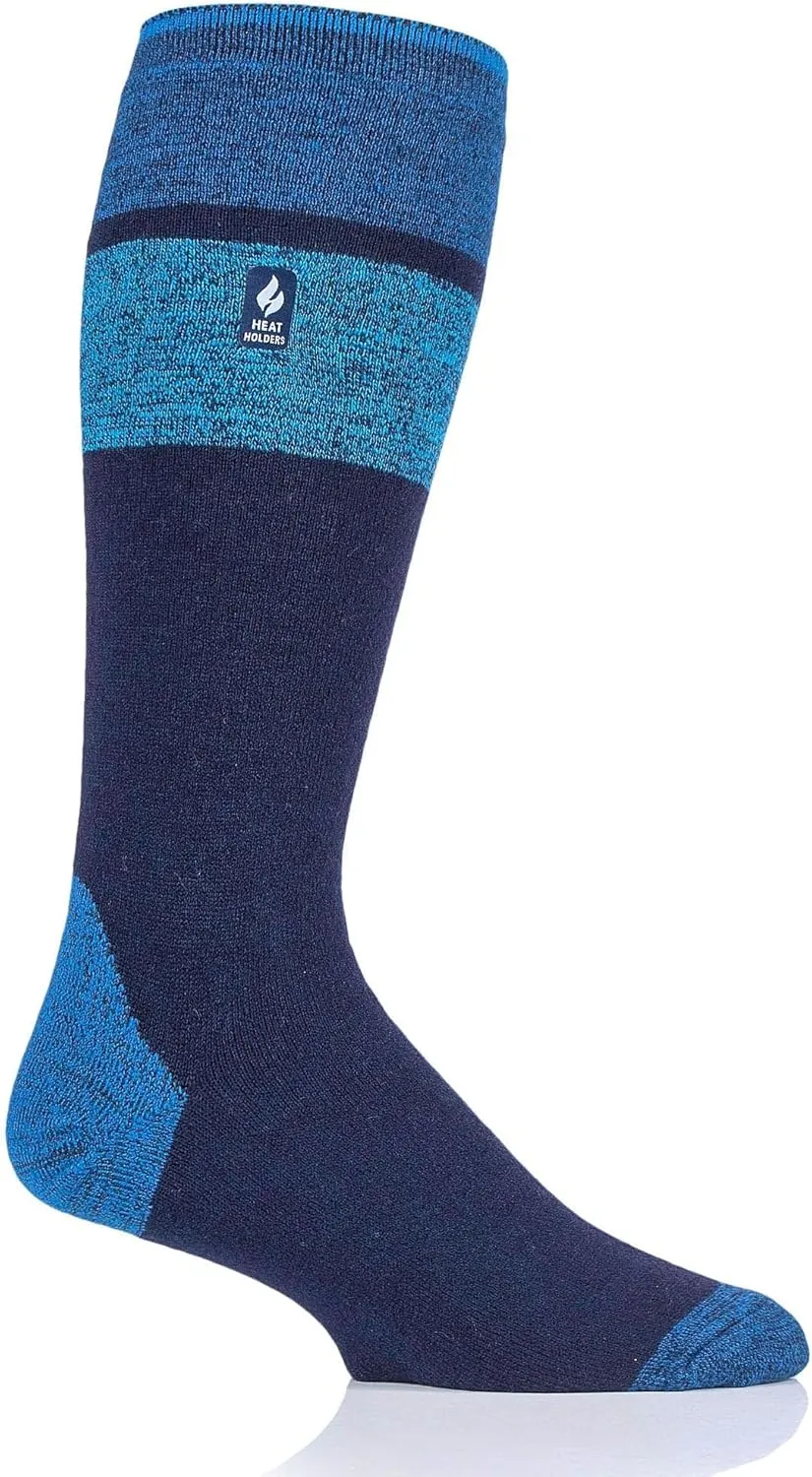 Heat Holders® Men's Franz Steeze ULTRA LITE™ Snowsports Long Socks | Thermal Yarn | Lightweight Winter Socks Tight Fit Shoes