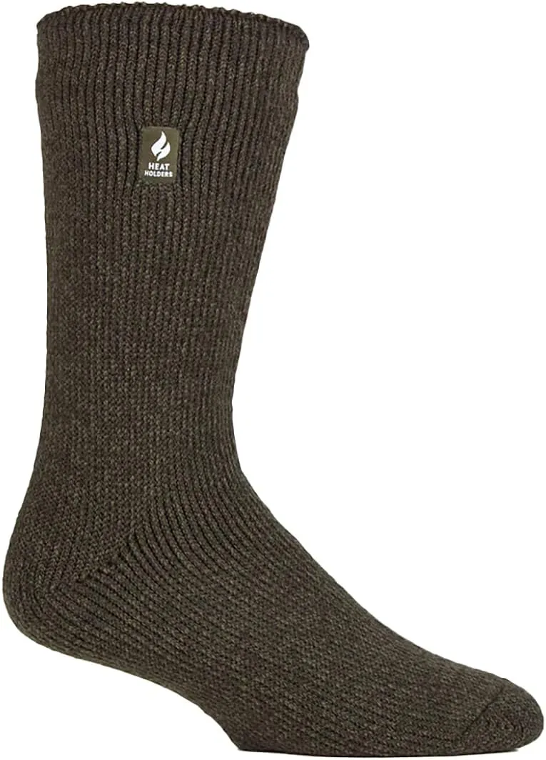 HEAT HOLDERS - Mens Thick 2.3 TOG Winter Warm Original Twist Thermal Crew Socks