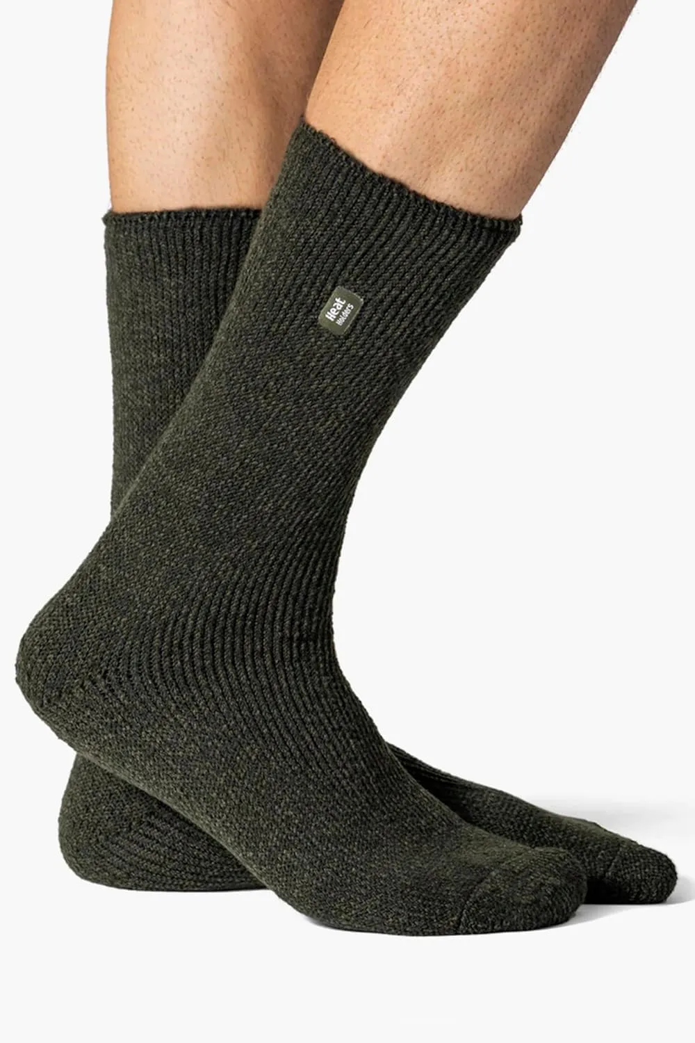 HEAT HOLDERS - Mens Thick 2.3 TOG Winter Warm Original Twist Thermal Crew Socks