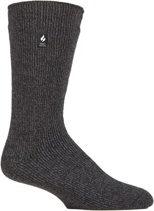 HEAT HOLDERS - Mens Thick 2.3 TOG Winter Warm Original Twist Thermal Crew Socks