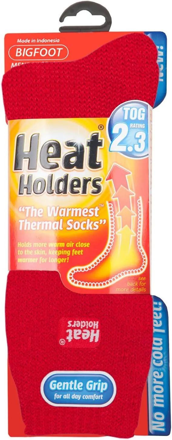 HEAT HOLDERS - Mens Thick 2.3 TOG Winter Warm Original Twist Thermal Crew Socks