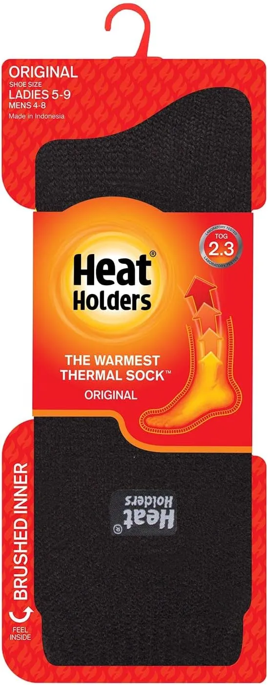 HEAT HOLDERS Thermal Socks, Women's Original, US Shoe