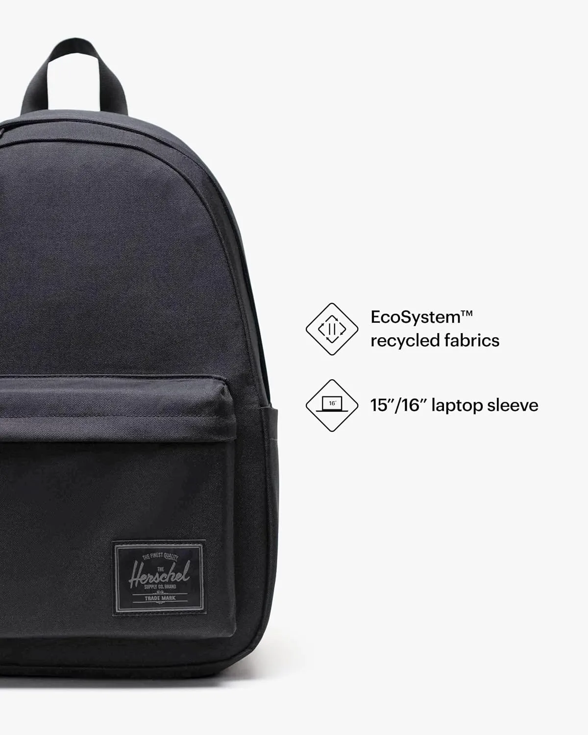 Herschel Supply Co. Herschel Classic XL Backpack, Black Tonal, One Size