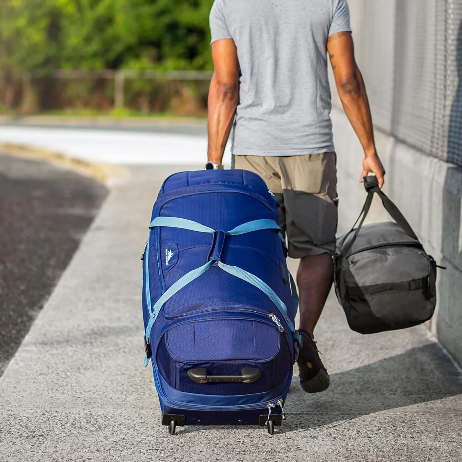 High Sierra Travel Bag, Navy/Graphite Blue, 34”