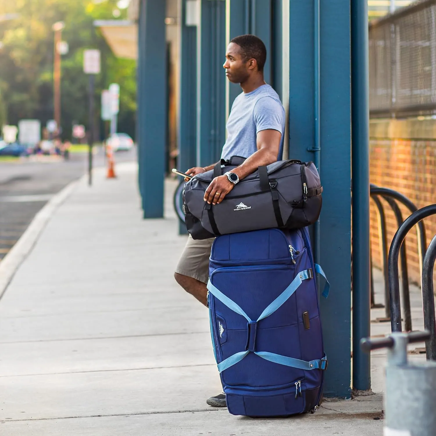 High Sierra Travel Bag, Navy/Graphite Blue, 34”