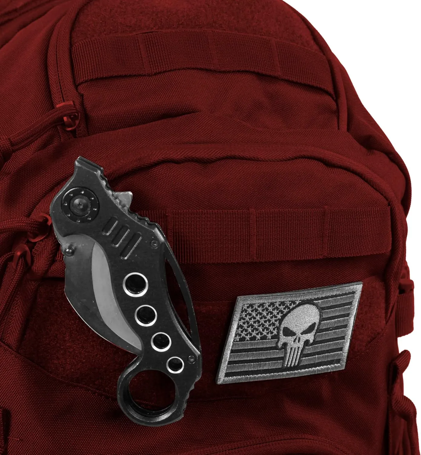HIGHLAND TACTICAL Men's Foxtrot, Dark Maroon, One_Size