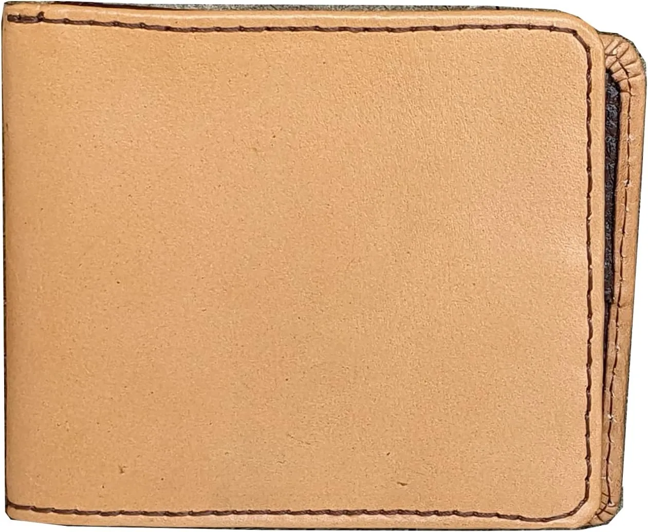 HOOEY Bi-Fold Leather Men's Wallet (Hand Tooled - Ivory)