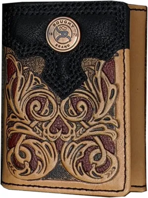 HOOEY Leather Tri-Fold Men's Wallet