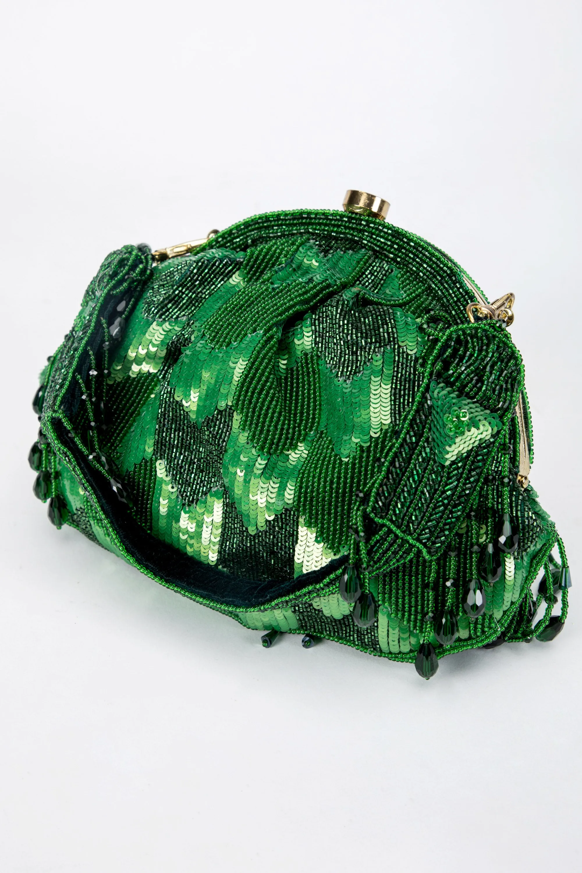Hrutvy Clutch – Emerald Green
