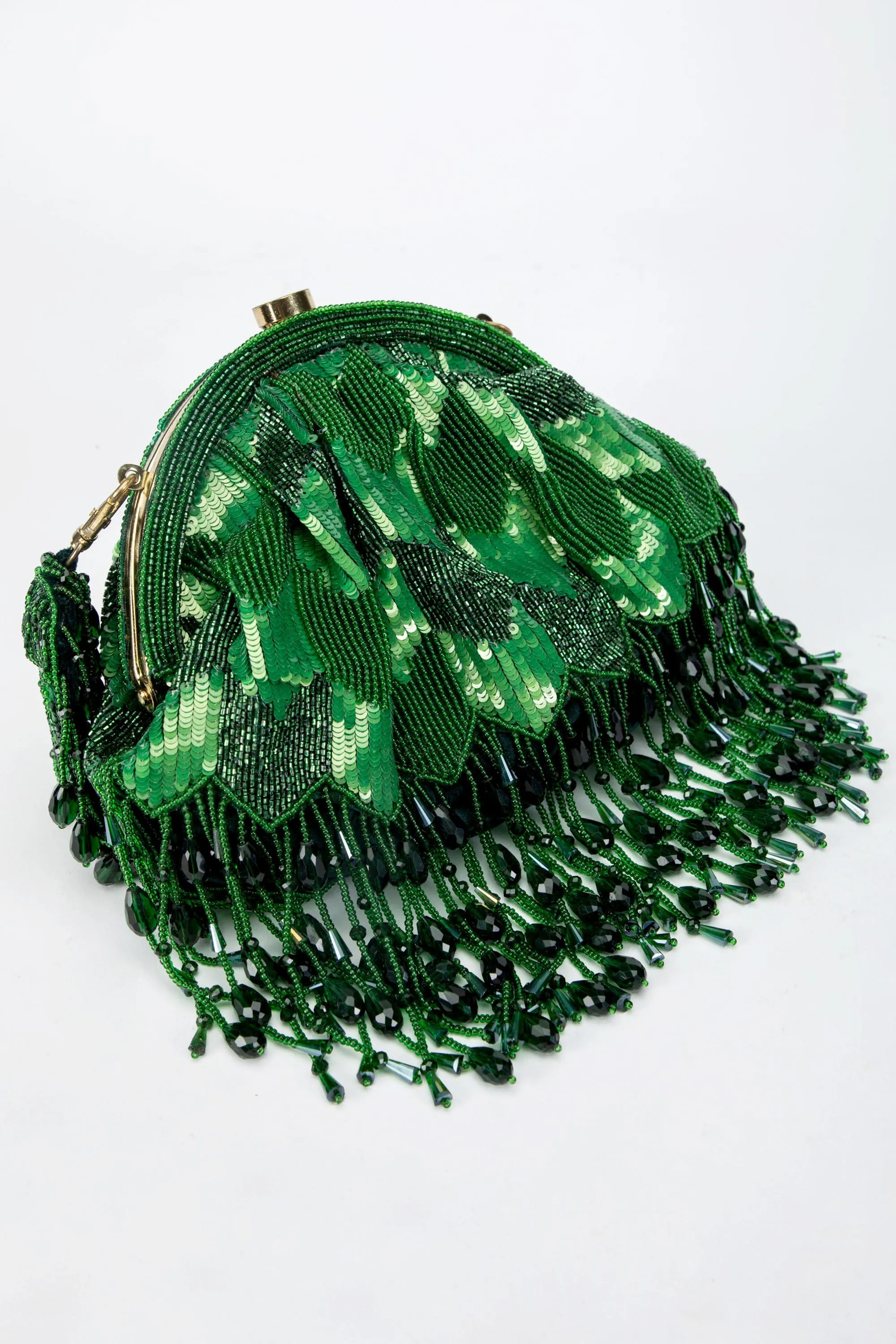 Hrutvy Clutch – Emerald Green
