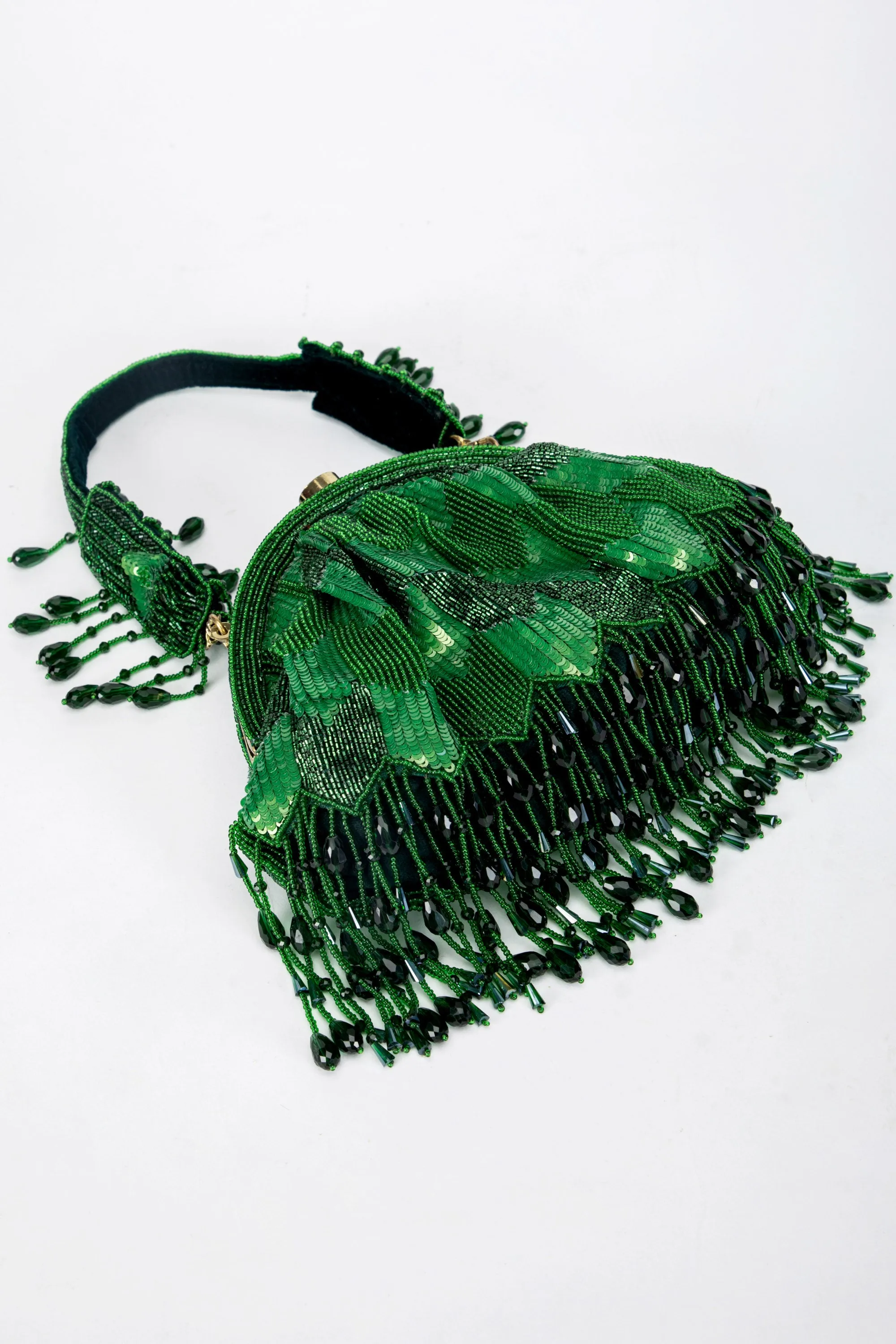 Hrutvy Clutch – Emerald Green