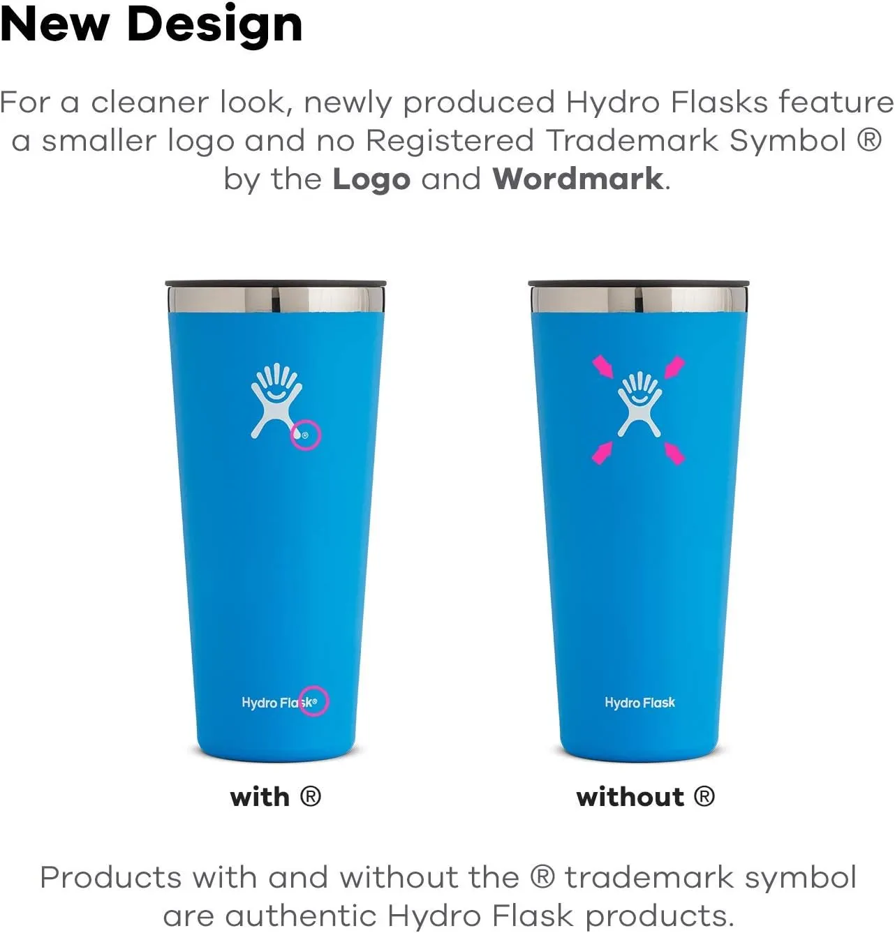 Hydro Flask Tumbler - Stainless Steel, Reusable, Vacuum Insulated with Press-in Lid