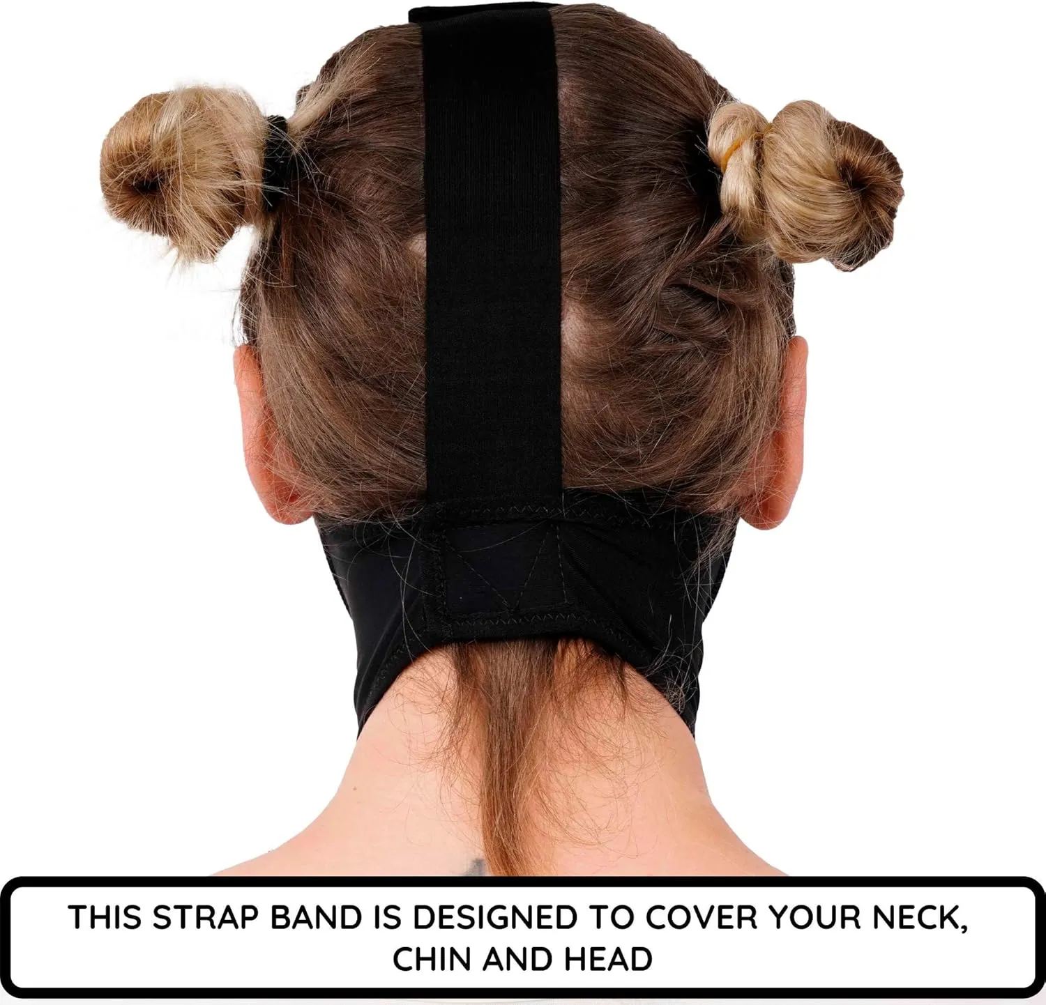 IKIDO Post Surgery Neck and Chin Compression Garment Wrap Bandage for Women, Face Slimmer
