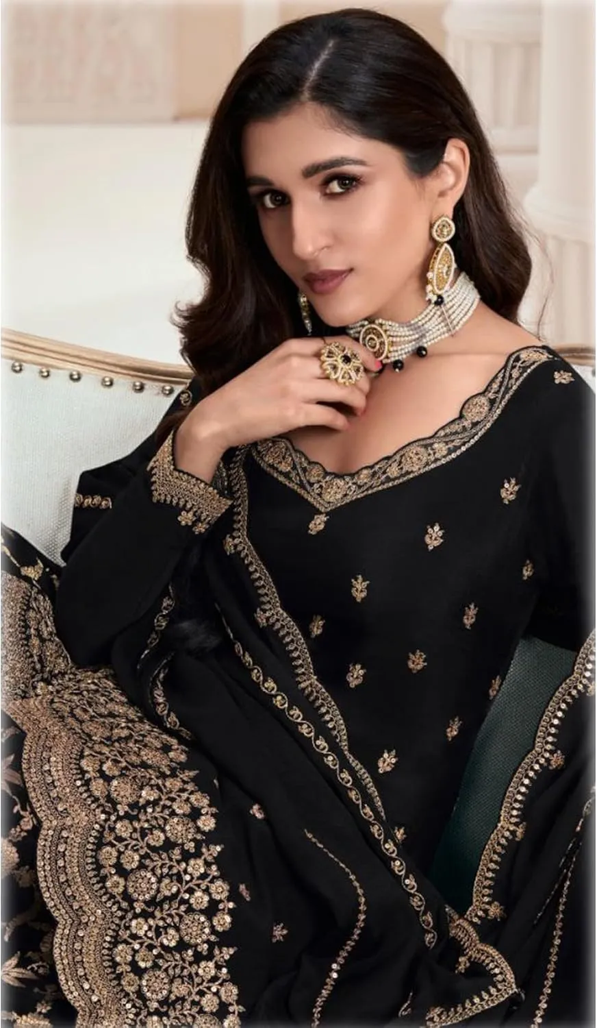 Indian Designer Ready To Wear Salwar Kameez Dress Pakistani Plazzo Stylish Suits