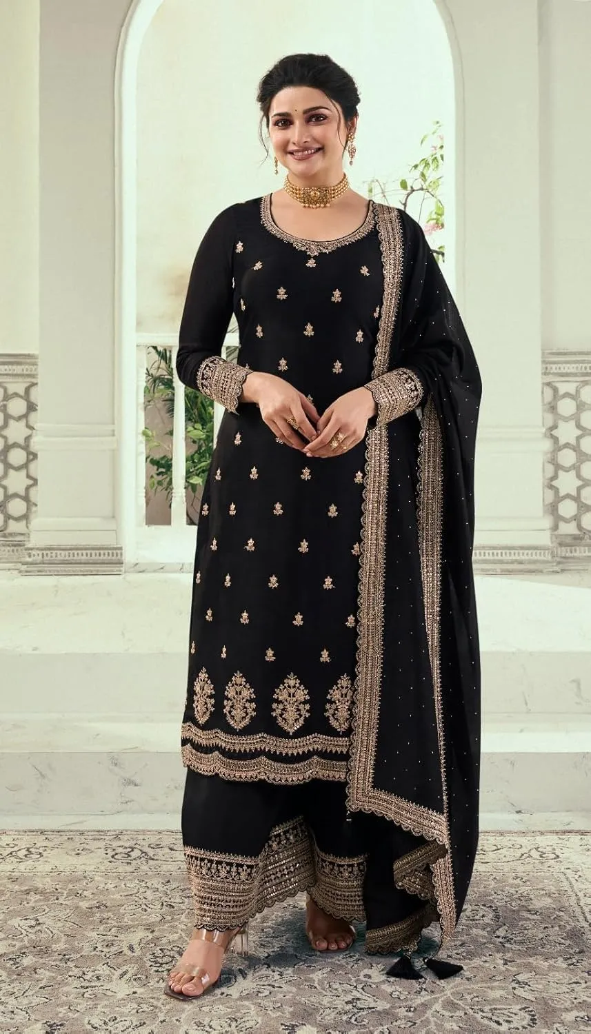 Indian Party Wear Shalwar Kameez Dupatta Suits Pakistani Designer Plazzo Dresses