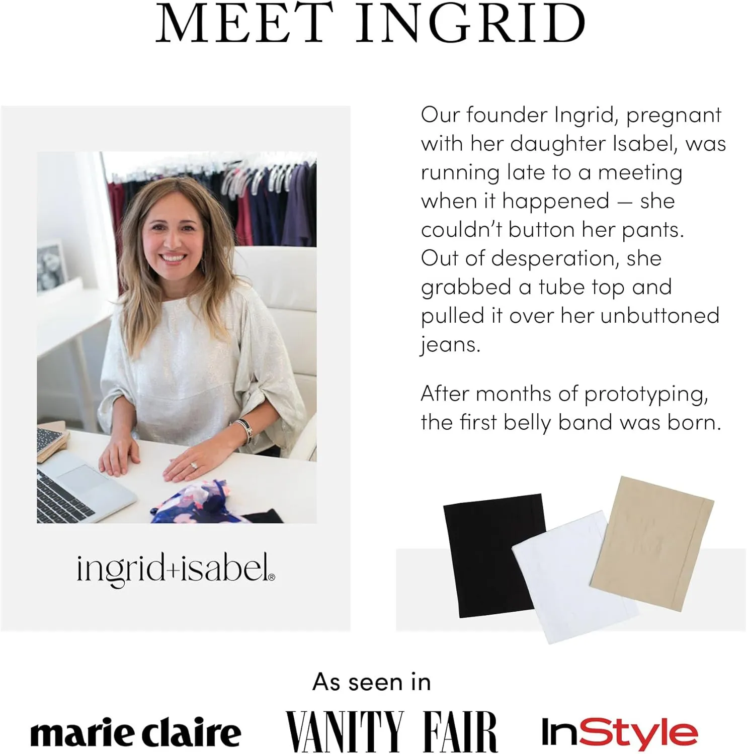 Ingrid & Isabel Basics - Postpartum Compression Underwear - Seamless High Waisted Underwear - Over the Belly Fit