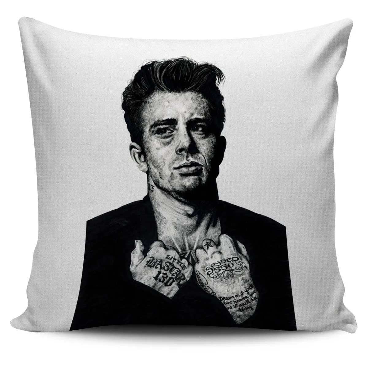 Inked Ikons Pillow Cover II