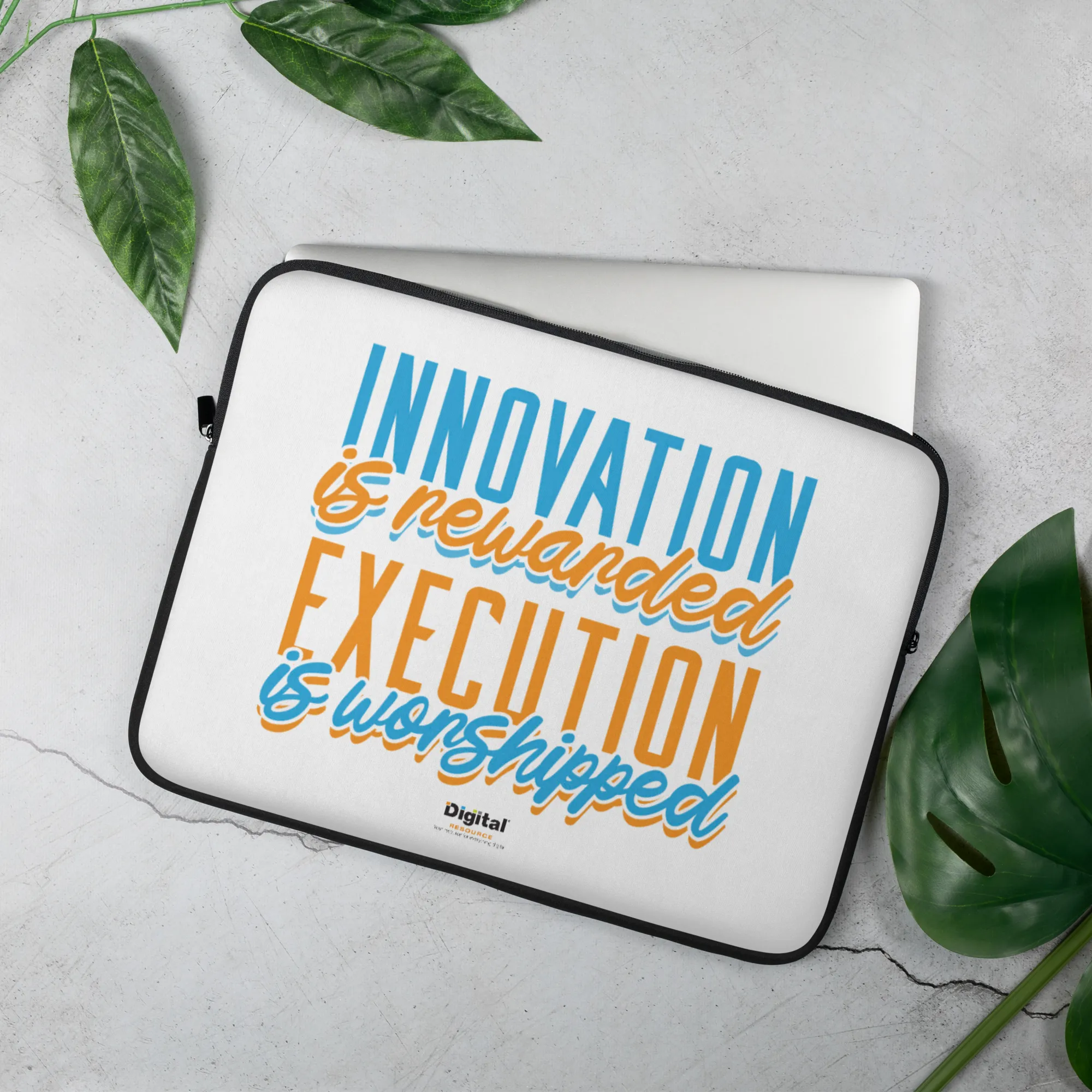 Innovation is Rewarded Execution is Worshipped Laptop Sleeve
