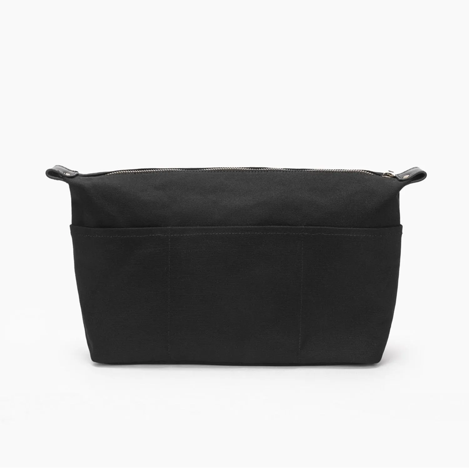 Insert Storage Bag Purse Organizer and Cosmetic Travel Bags for Women Makeup Bag with Compartments Three Sizes Cotton Canvas built-in compartments functiona and fashionable