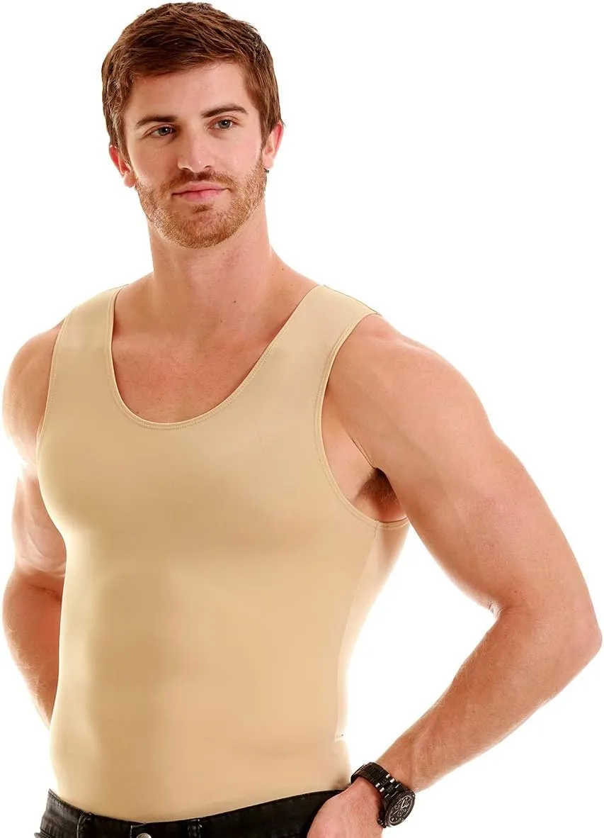 Insta Slim ISPRO Slimming Muscle Tank Top Shapewear Compression Shirt for Men (Made in The USA)