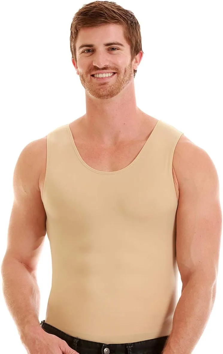 Insta Slim ISPRO Slimming Muscle Tank Top Shapewear Compression Shirt for Men (Made in The USA)