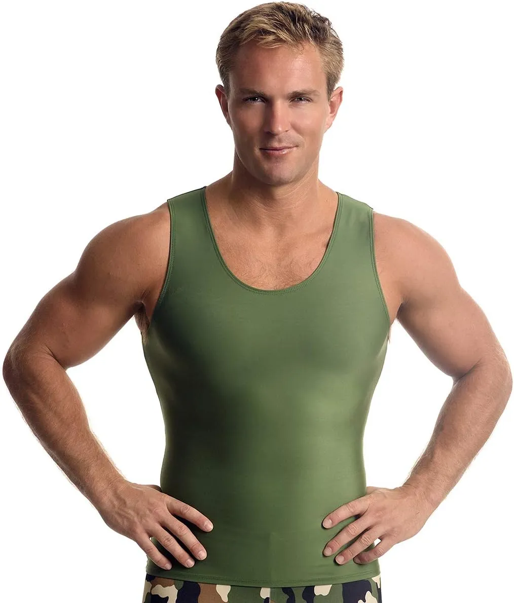 Insta Slim ISPRO Slimming Muscle Tank Top Shapewear Compression Shirt for Men (Made in The USA)