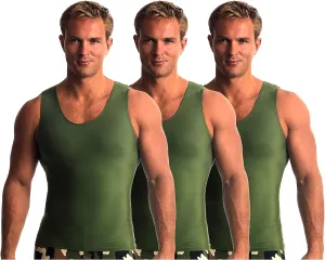 Insta Slim ISPRO Slimming Muscle Tank Top Shapewear Compression Shirt for Men (Made in The USA)
