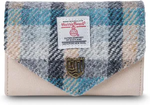 Islander HarrisTweed Lady’s Small Clasp Purse, Islander Tartan, L:13cm H:9cm W:4cm