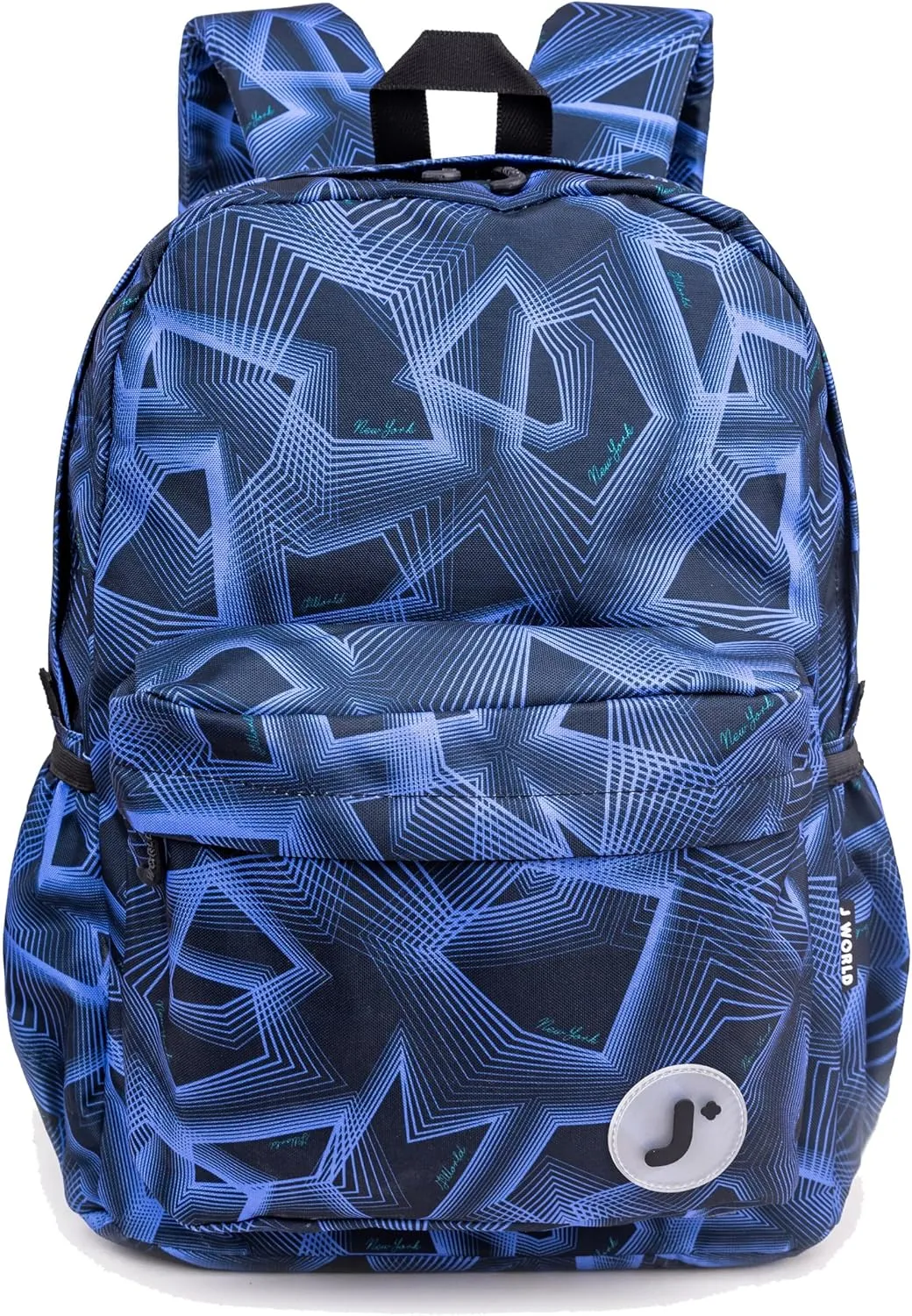 J World New York Unisex Kid's Oz School Backpack for Girls Boys. Cute Bookbag, Disco, One Size