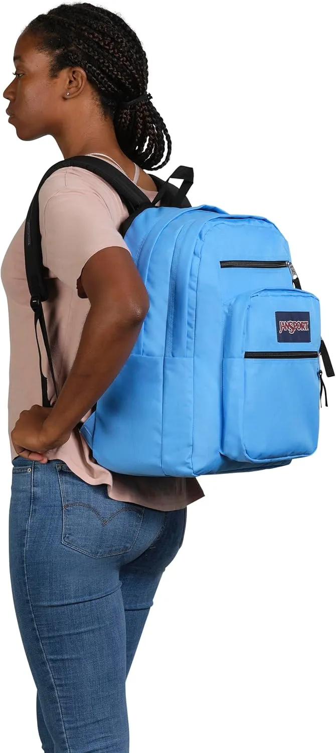JanSport BIG STUDENT Small handbag, Blue Neon, Rozmiar uniwersalny, Big Student
