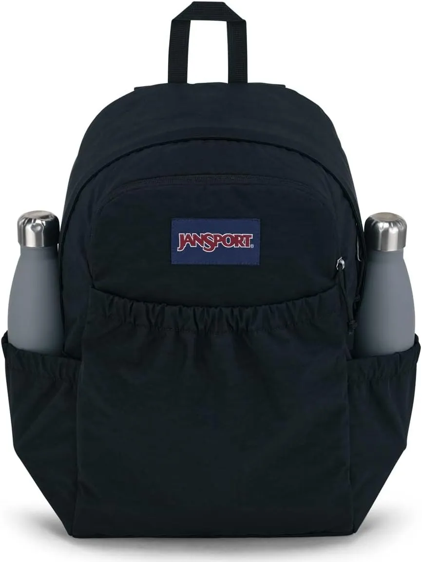 JanSport Slouch Pack - Fully Padded Back Panel - Comfortable and Ideal Storage - Black