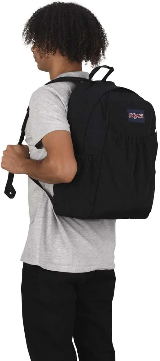 JanSport Slouch Pack - Fully Padded Back Panel - Comfortable and Ideal Storage - Black