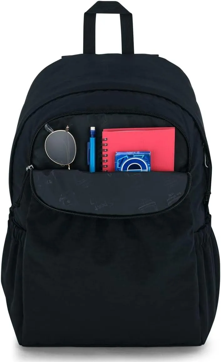 JanSport Slouch Pack - Fully Padded Back Panel - Comfortable and Ideal Storage - Black
