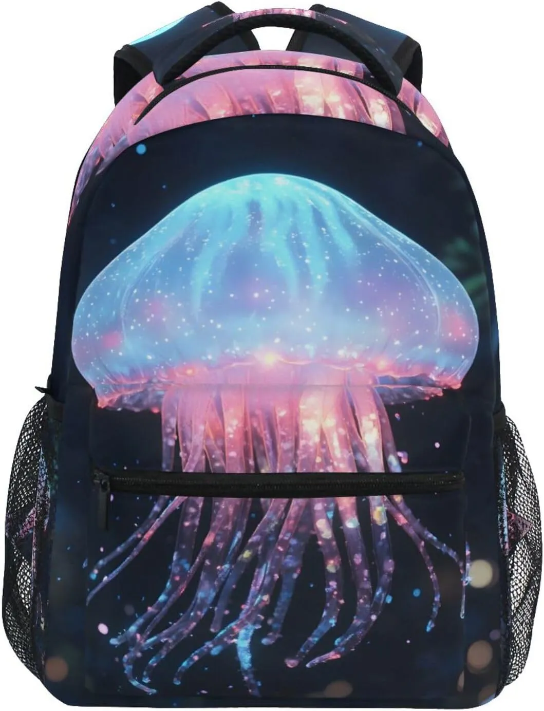 Jellyfish Backpack 3rd 4th 5th Grade School Bookbag Travel Laptop Daypack Bag Purse for Boys Girls Teens
